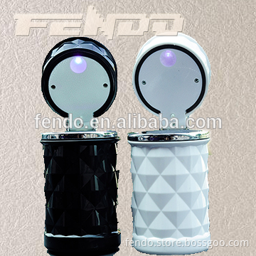 with cover stronger durable ashtray for car with LED light